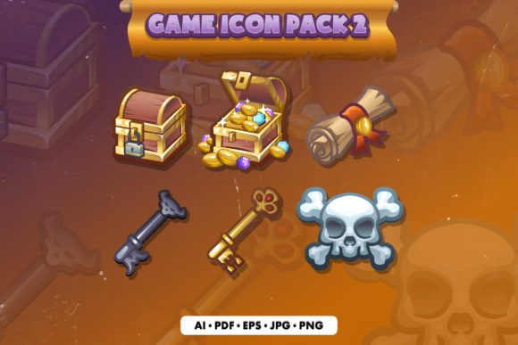 Adventure Game Icon Pack 2: A Versatile Resource for Game Developers and Designers