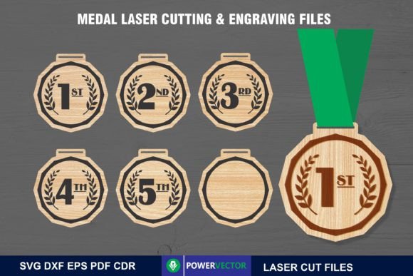 Celebrate Victory with Custom Game Winner Medal Shapes SVG