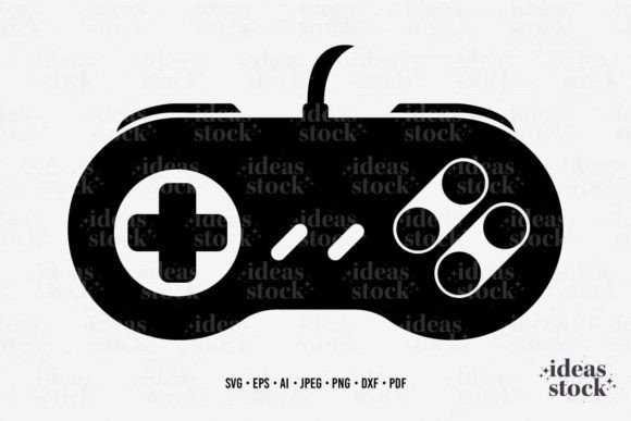 Classic Video Game Controller. Game PNG.