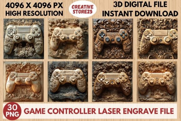 Game Controller Laser Engrave File: The Ultimate Digital Asset for Creators
