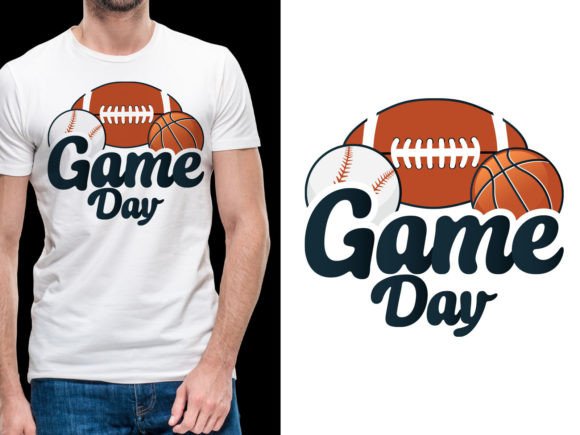 Game Day American Football T-Shirt Design: A Versatile Digital Clip Art Solution