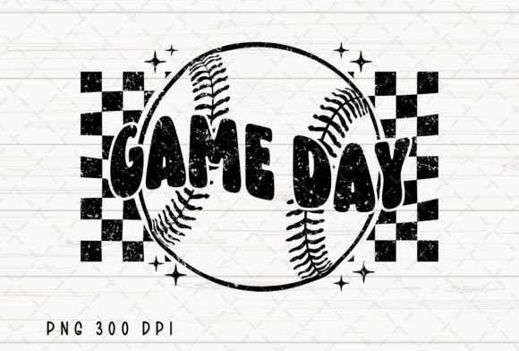 Game Day Checkered Retro Baseball PNG: A Practical Evaluation