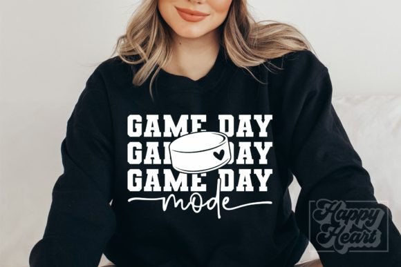 Game Day Mode Hockey Mom Shirt SVG: A Versatile Design for Sports Enthusiasts