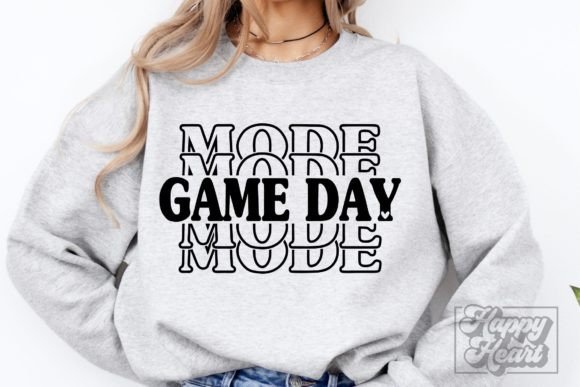Game Day Mode SVG - Sports Mom Shirt SVG: Your Ultimate Design for Game Day Spirit
