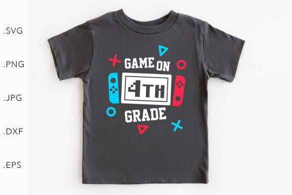 Game on 4th Grade SVG PNG: The Ultimate Digital Asset for School Crafts