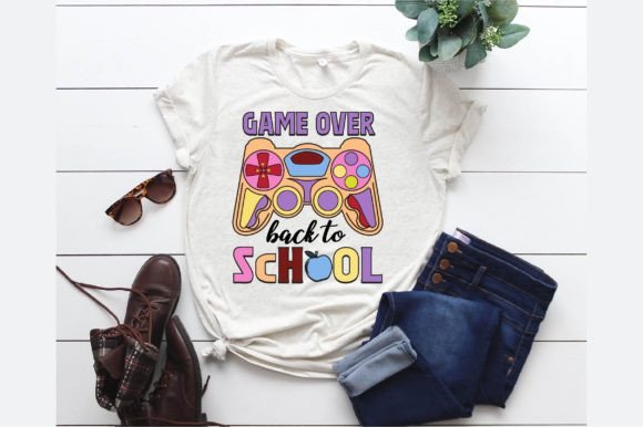 Game Over Back to School PNG Design Guide