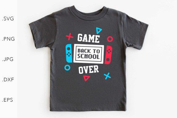 Game Over Back to School SVG PNG: The Ultimate Digital Asset for Modern Crafting