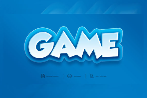 Game Text Effect Design Photoshop Layer: Instant Style for Your Projects