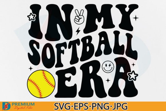 In My Softball Era SVG: Retro Game Day Designs