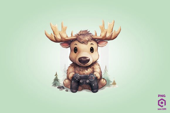 Moose Playing Video Game: A Creative Fusion of Wildlife and Digital Culture