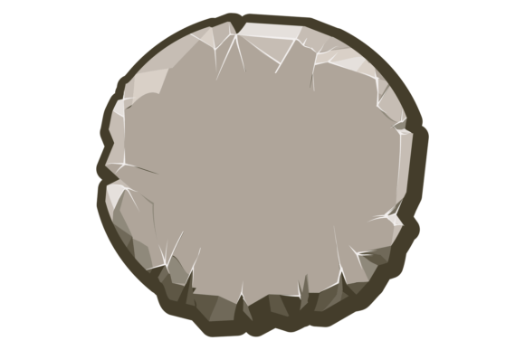 Round Stone Button: A Unique Cartoon Game UI Element Shaping Modern Design Trends