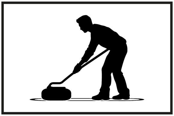 Strategic Applications of Curling Silhouette Clipart in the Curling Game