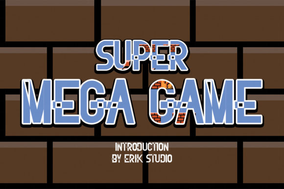 Super Mega Game: A Bold Typography Solution for Modern Design